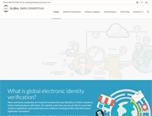Tablet Screenshot of globaldataconsortium.com